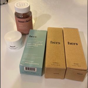 Hers hair kit and moisturizer